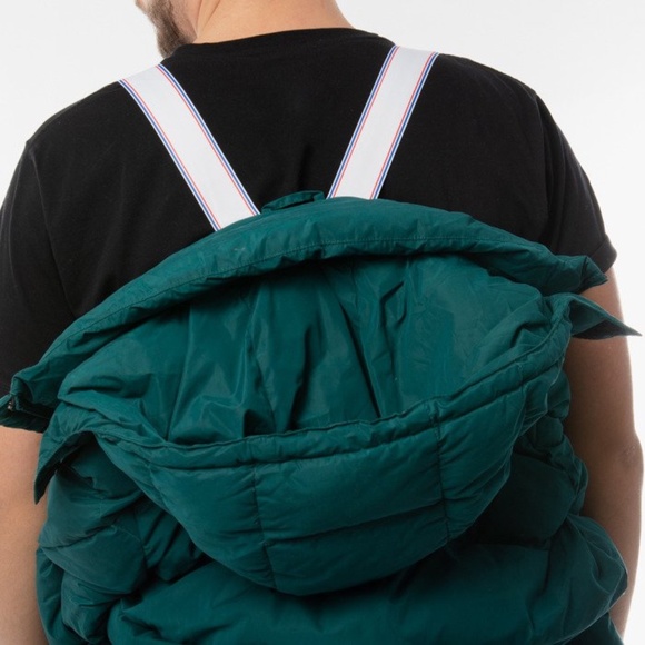 Champion Green Hooded Winter Puffer Coat Men's Small New $365 - Picture 7 of 12